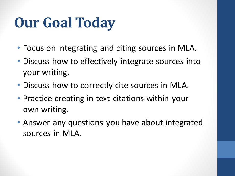 Integrating sources to support Essay